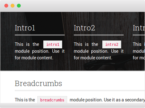 FavThemes use the module positions and variations